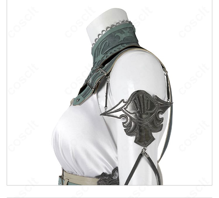 ティファ ルーザ姫コスの左肩装飾デザインと質感ディテール