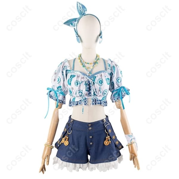 蓮ノ空 日野下花帆・乙宗梢 夏めきペイン衣装 高再現で着脱ラク、イベント＆撮影に最適