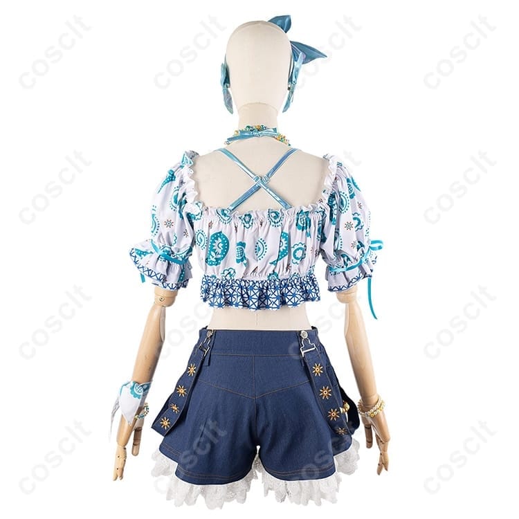 蓮ノ空 日野下花帆・乙宗梢 夏めきペイン衣装 高再現で着脱ラク、イベント＆撮影に最適 - 5枚目の画像