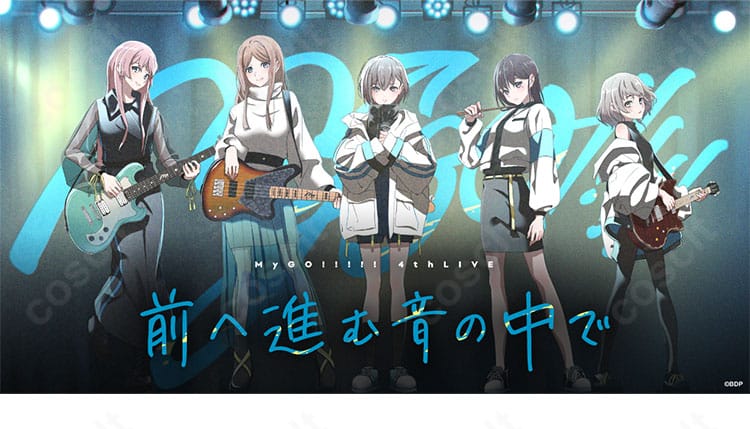BanG Dream! MyGO!!!!! 高松燈 4th LIVE衣装のキャラクター再現イメージ。ボーカルとしての雰囲気を表すビジュアル。