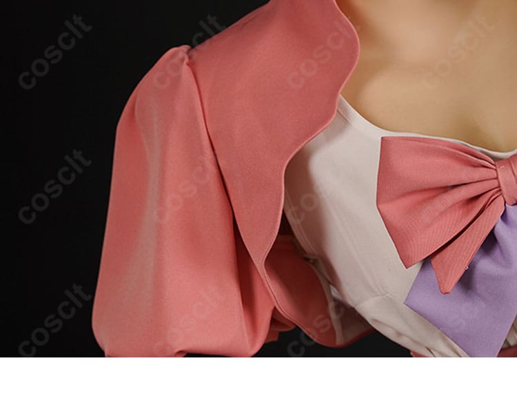 リリー・バリエル衣装の肩〜袖にかけてのフリル・飾りのディテール