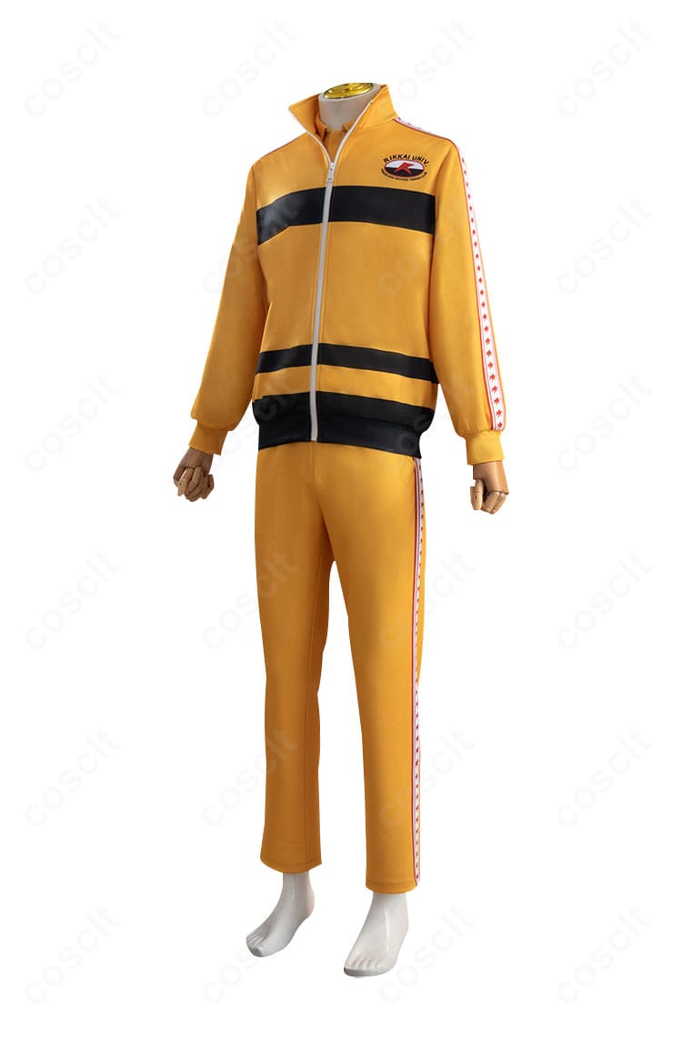 立海大附属中ジャージコスプレ衣装の側面シルエット