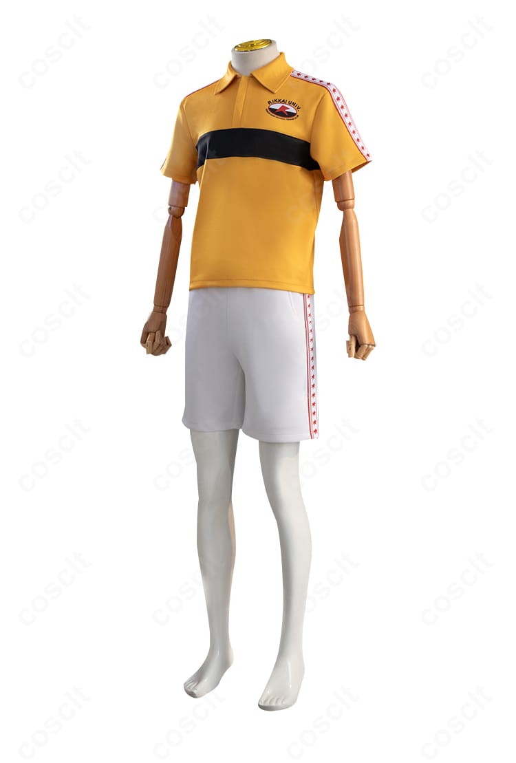 短袖+ショートパンツのセットアップ 側面シルエット