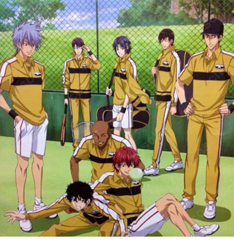 幸村・真田・柳・仁王・柳生・ブン太・ジャッカル対応の立海大附属中ジャージ一式コスプレ衣装