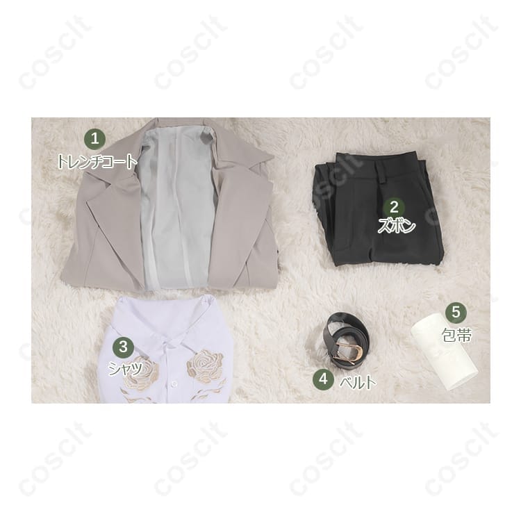 文豪ストレイドッグス 太宰治 高再現コスプレ衣装｜動きやすく撮影映え、イベントに最適 - 6枚目の画像