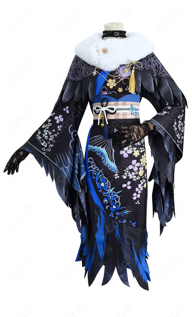 ホロライブ ネリッサ・レイヴンクロフト正月衣装のフルセット正面コーデ