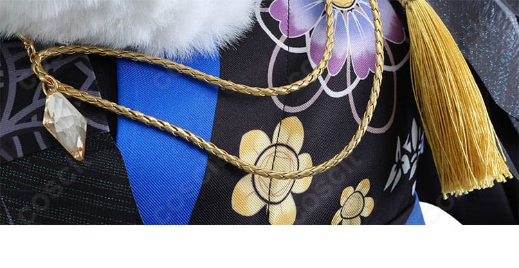 ネリッサ・レイヴンクロフト正月衣装の前面帯装飾のアップ