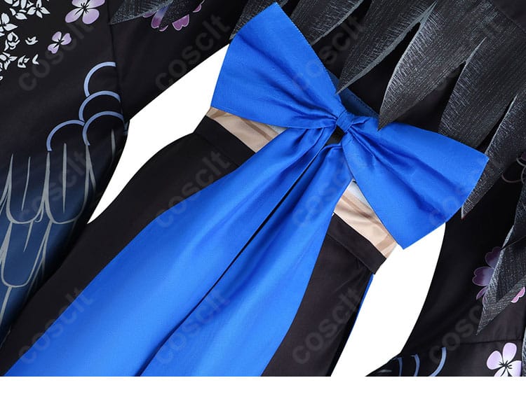 ネリッサ・レイヴンクロフト正月衣装の腰封リボン装飾の結び目ディテール