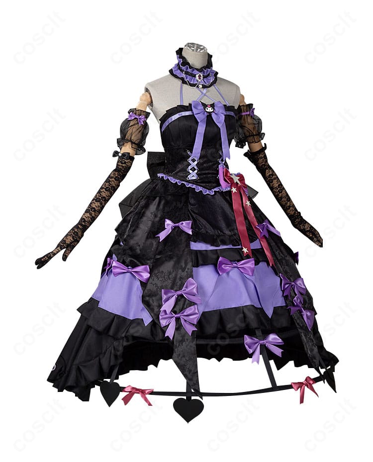 血の女王×クロミ コスプレ衣装の側面シルエット