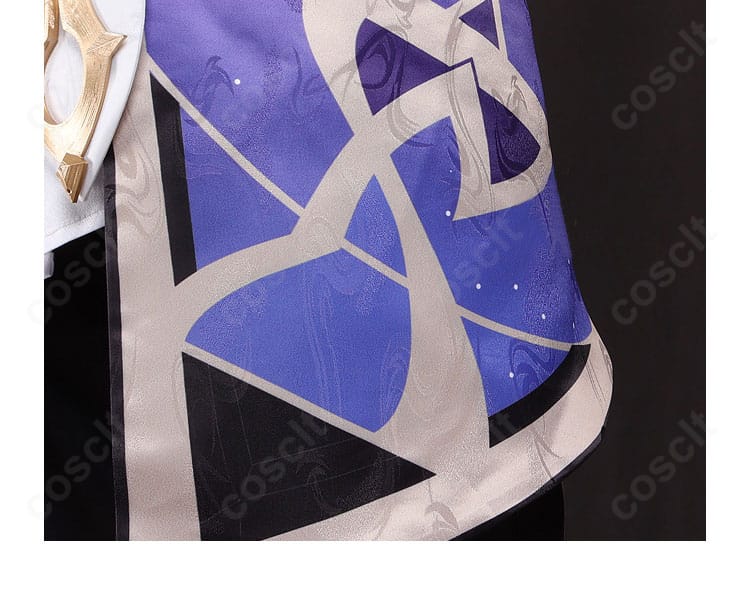 スカート風パネルの装飾。分割パーツが動きに合わせて表情を生みます。