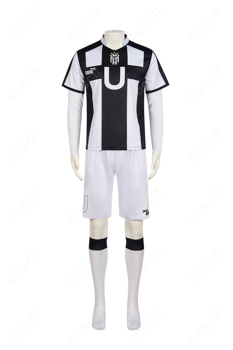 馬狼照英 コスプレ衣装の正面。胸ロゴとライン配色、シルエットが分かる高精細カット。