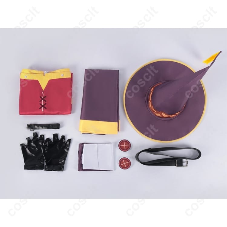 このすば めぐみん コスプレ 通常衣装｜高再現で軽快、イベント・撮影に最適 - 6枚目の画像