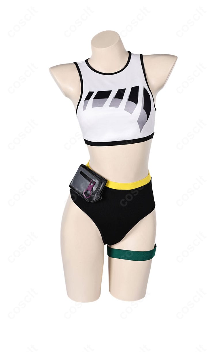 キルジョイ コスプレ衣装のインナー(トップス)正面ディテール。胸元のラインと縫製をわかりやすく表示。