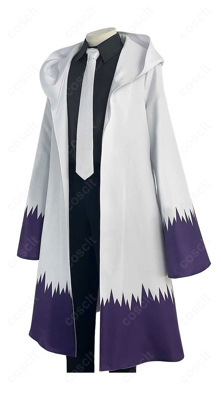 マッシュル アビス・レイザー コスプレの左側面。袖と裾のライン、全体バランスのディテールが見える。