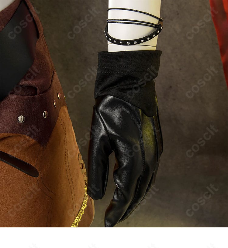 ティファ衣装 ネックアクセサリーと手袋のコーディネート詳細