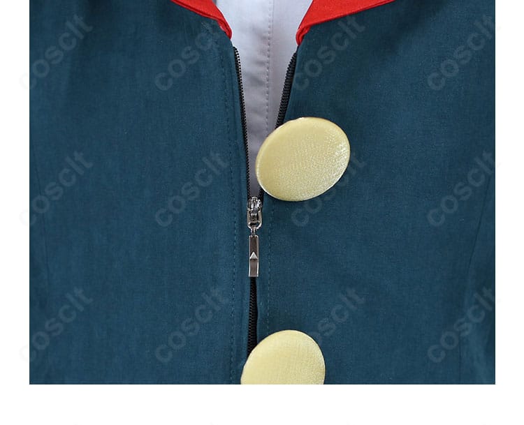 ギーマ コスプレ衣装のチェーン装飾。質感の良い金属風パーツで存在感を演出。