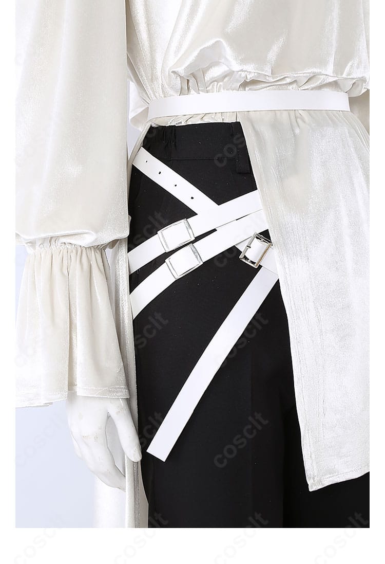 ALIEN STAGE ルカ衣装のベルト周り詳細。高級感のあるベルトと金具がポイントになったデザイン