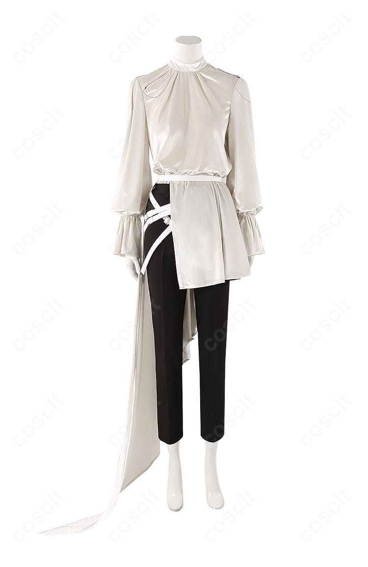 ALIEN STAGE ルカ衣装の正面全体像。落ち着いた配色とディテールが際立つデザインで撮影映えする構成