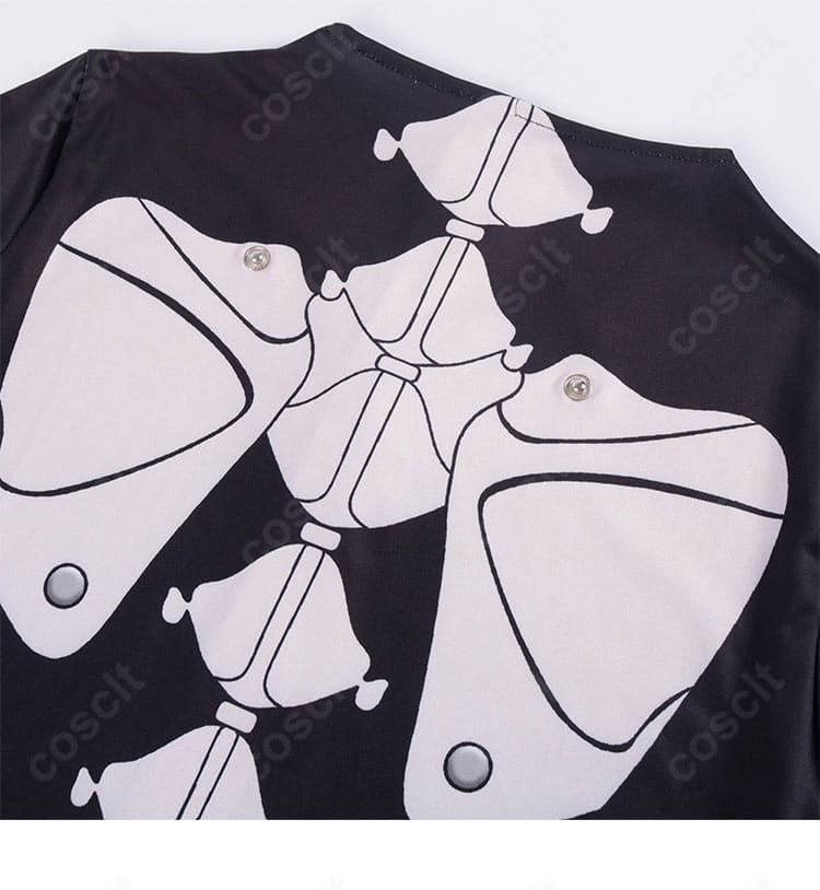 背面装飾のディテール。配置バランスと質感で立体感を演出。