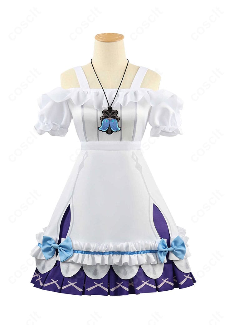 原神 クレー コスプレ衣装 正面全体像｜胸飾りとAラインシルエットの再現