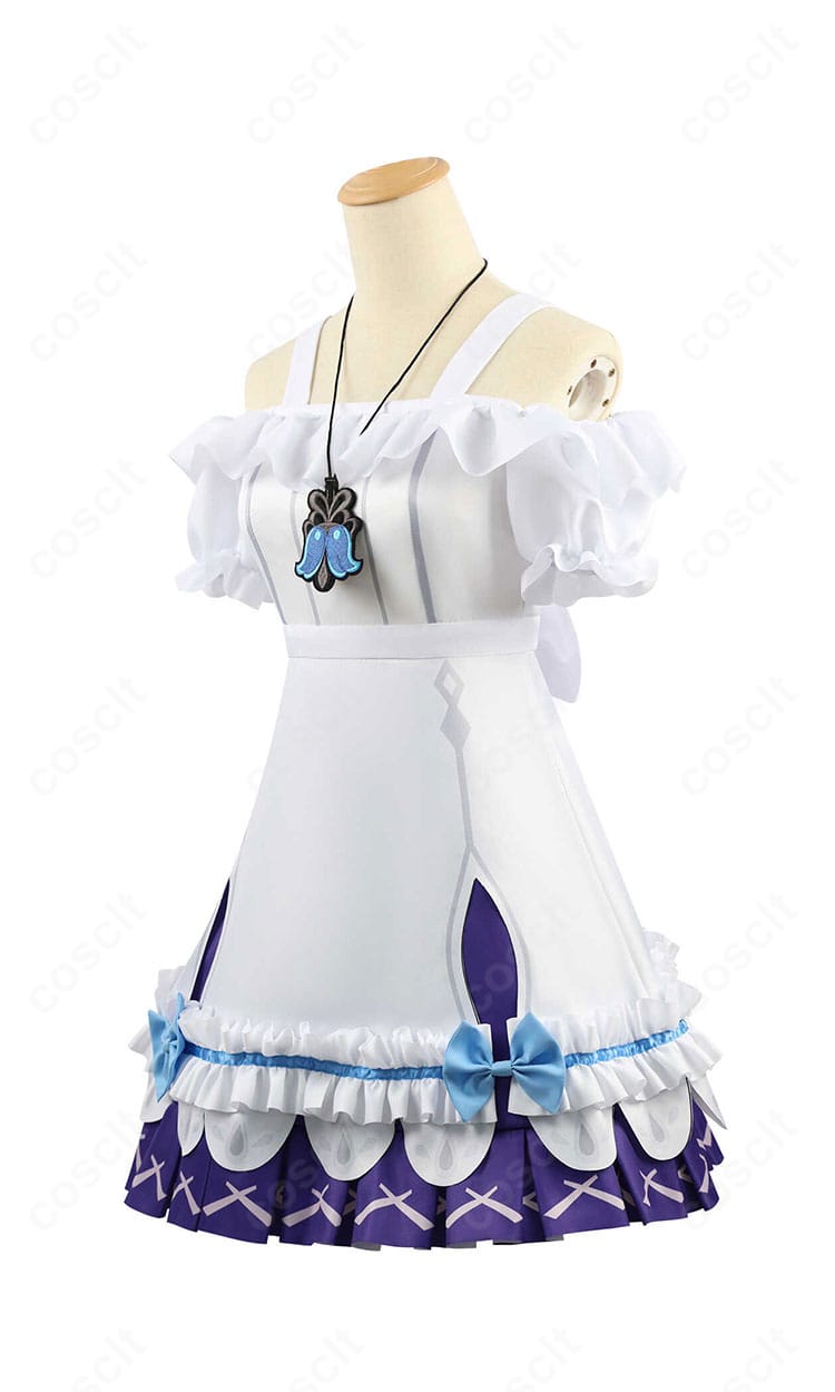 原神 クレー コスプレ衣装 側面ディテール｜スカート分量と装飾の立体感