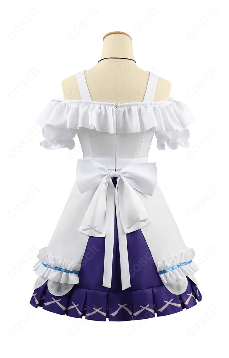 原神 クレー コスプレ衣装 背面ディテール｜背中の装飾配置とシルエット