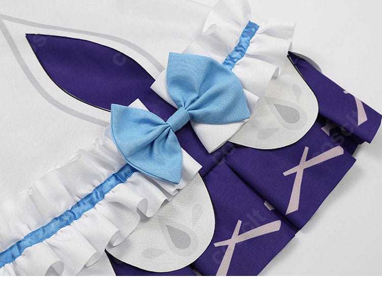 原神 クレー コスプレ衣装 スカート蝶結びディテール｜結び目の立体感