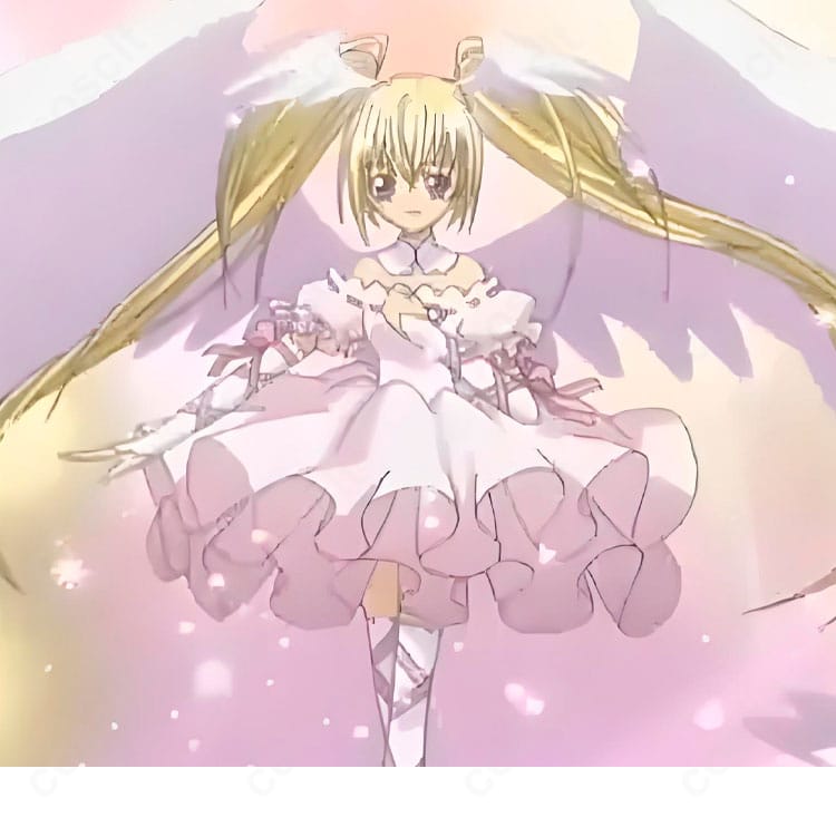 ほしな歌唄の天使バージョンを再現したコスプレ衣装一式の正面・装飾が分かる商品イメージ