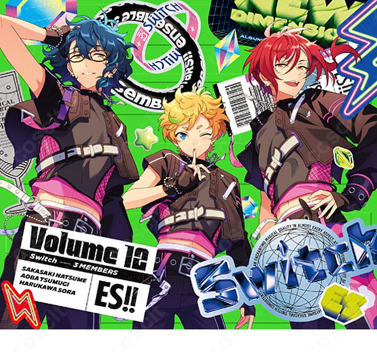 春川宙・青葉つむぎ・逆先夏目をイメージしたSwitch『TRIP』コスプレ衣装の全体イメージ