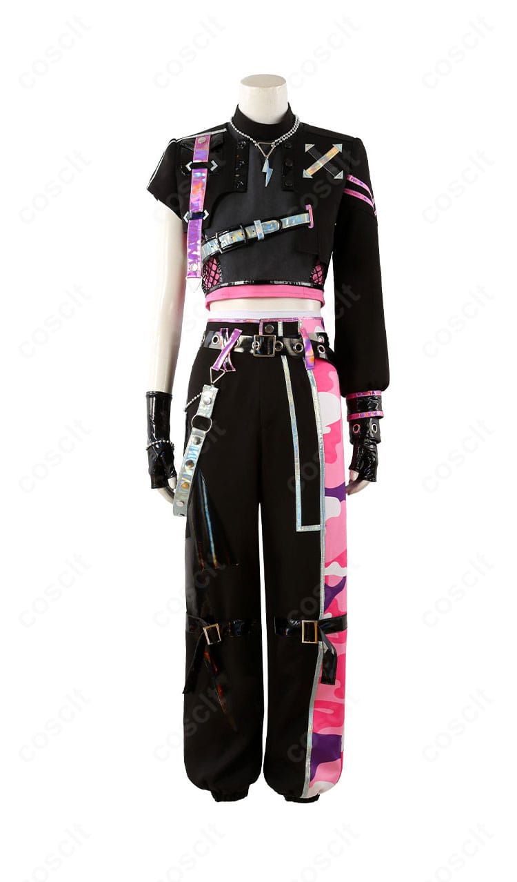 『あんさんぶるスターズ！！』Switch TRIP衣装の正面全身。コートとインナーの重ね、装飾の配置がわかる画像