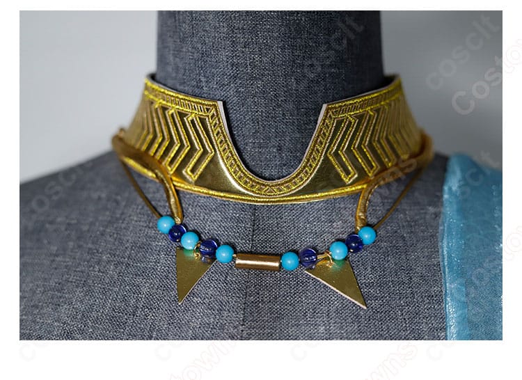 ネックレス細部:ホムラの首飾りの造形と質感アップ