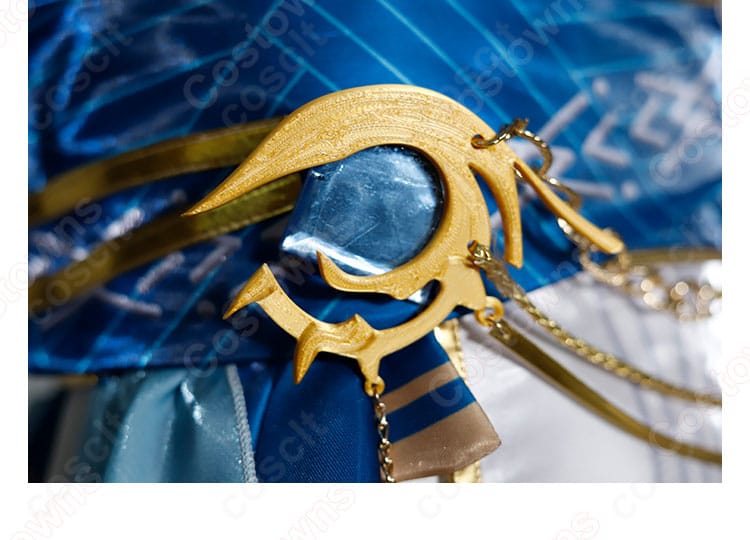 腰回り装飾アップ:ホムラ衣装の腰部レイヤーとアクセント