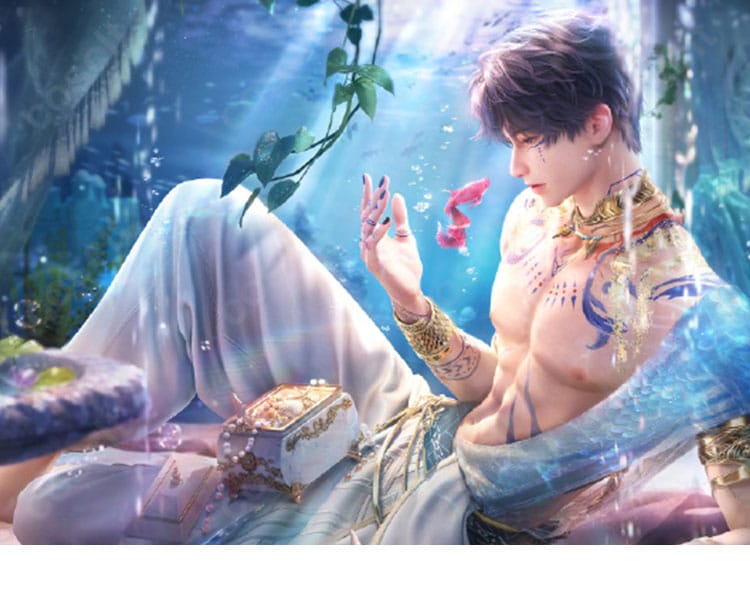 恋と深空 ホムラ(潮汐の神)潮汐の響く時コスプレ衣装のディテール全体解説画像