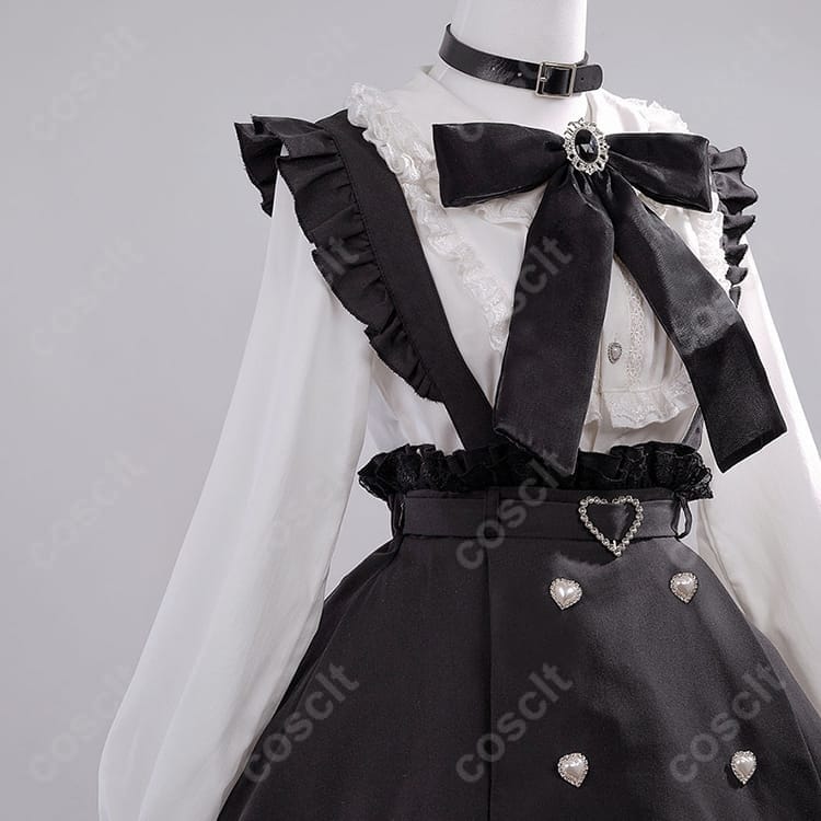 初音ミク 地雷系アレンジ コスプレ衣装｜上品かわいいシルエットで撮影映え、S-XL対応 - 3枚目の画像