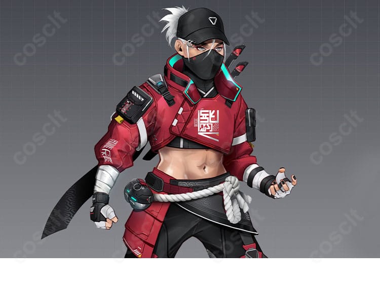 エーペックスレジェンズ レイス「ストリートスマート」コスプレ衣装の正面全体像