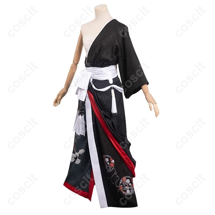 ファイナルファンタジーXIV 夜鶴胴着 コスプレ｜和風で上品、撮影映えと安定感ある着用設計 - 3枚目の画像