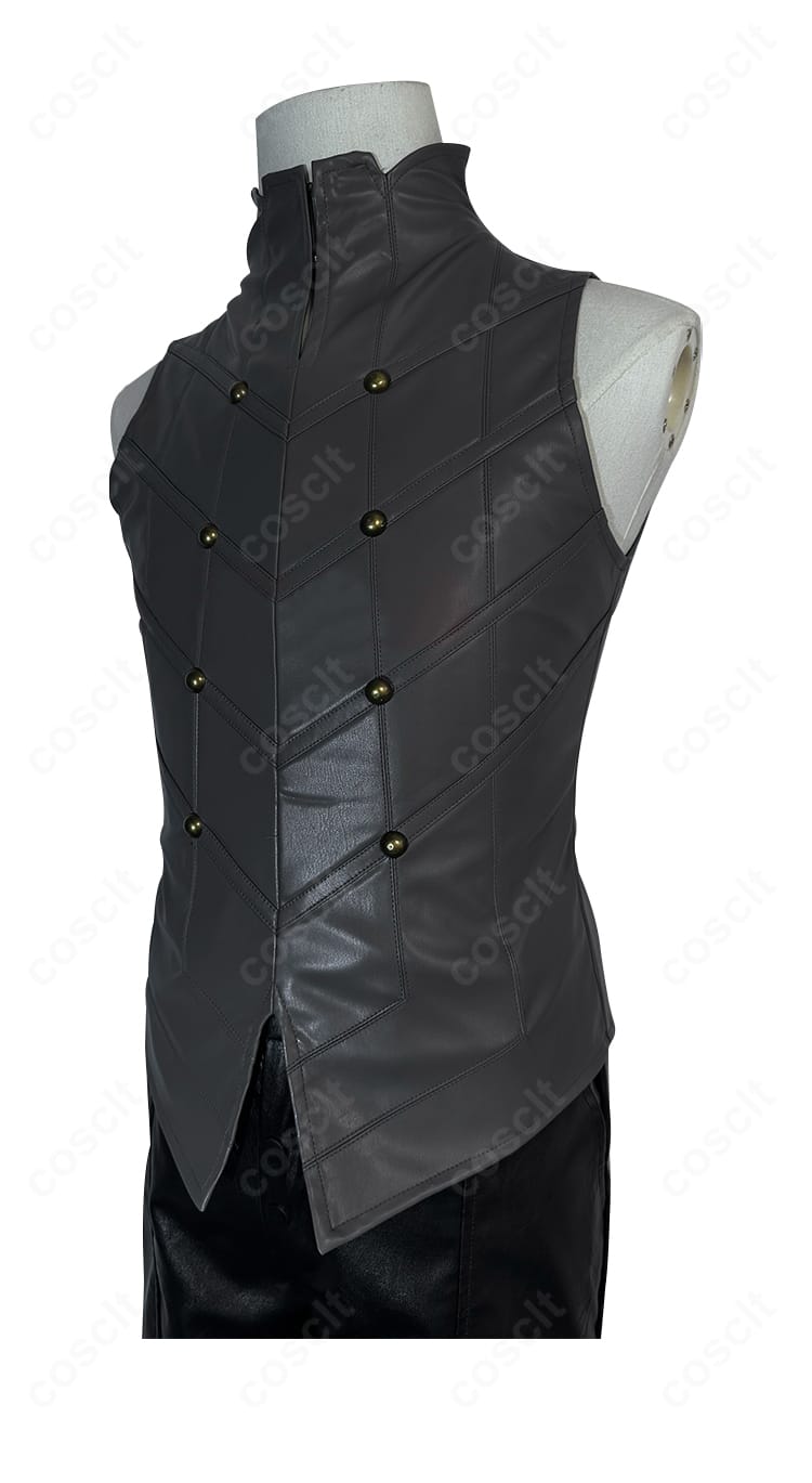 ペルソナ５ ザ・ロイヤル 雨宮蓮 怪盗服 コスプレ衣装 内搭マスターの服のディテール