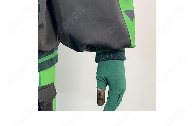 モブサイコ100 III 影山茂夫 サイバーパンクver. 袖口ディテール。配色ラインとステッチワークの精密さ