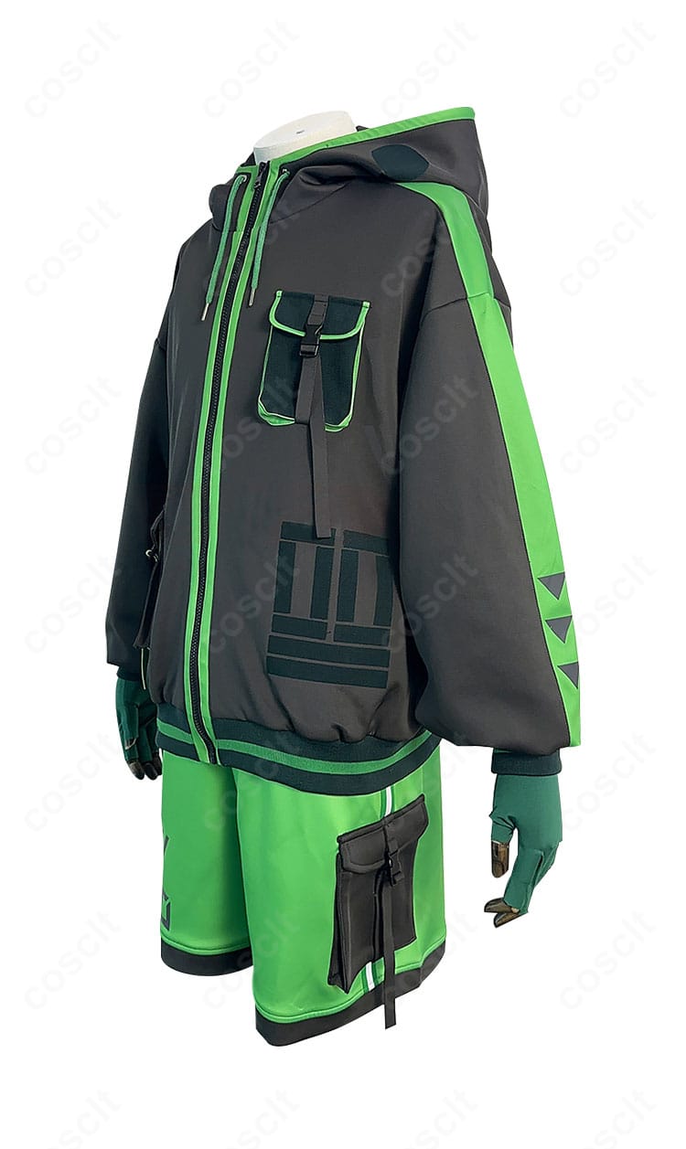 モブサイコ100 III 影山茂夫 サイバーパンクver. 左側面。袖ラインやサイドパネルの精緻な縫製が見えるカット