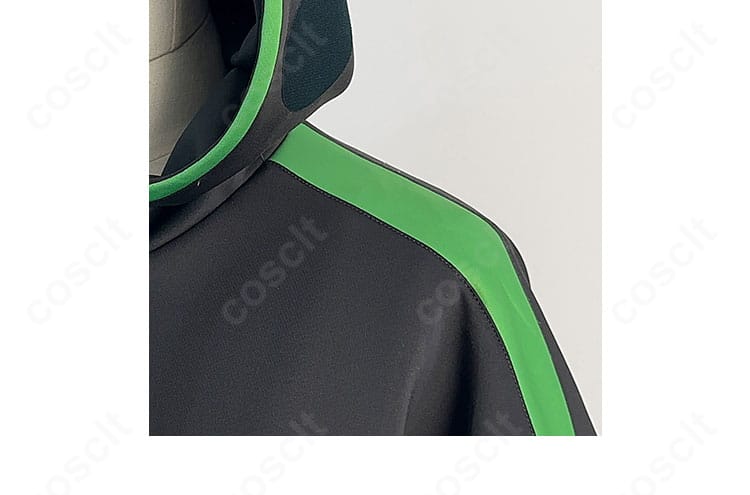 モブサイコ100 III 影山茂夫 サイバーパンクver. 肩装飾ディテール。コバステッチと装飾ラインの仕上がり