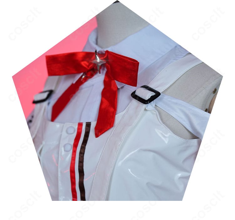 音乃瀬奏コスの領結リボン装飾。端正な結び目とバランスの良い配色で顔周りを華やかに見せるデザイン。