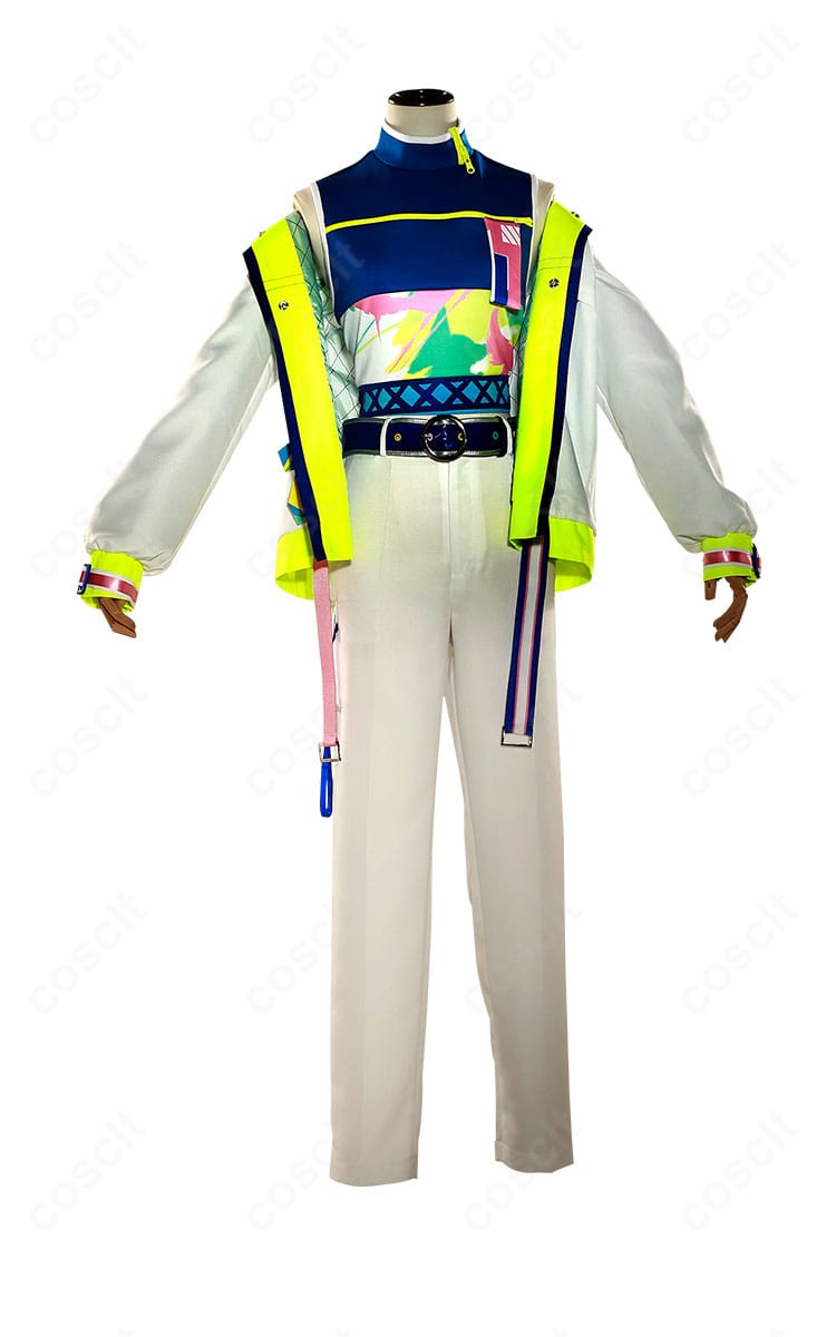 商品を正面から撮影した写真。あんさんぶるスターズ!! カラーコード衣装の全体シルエットと配色が確認できる。