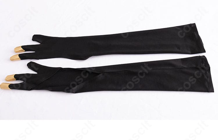 手袋のデザインと装飾ディテール。指先の形状と質感が伝わる近接画像