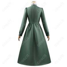 ソフィー・ハッター 緑ワンピース 高再現で軽やか、上品に映える撮影・イベント用コスプレ衣装 - 3枚目の画像（サムネイル）