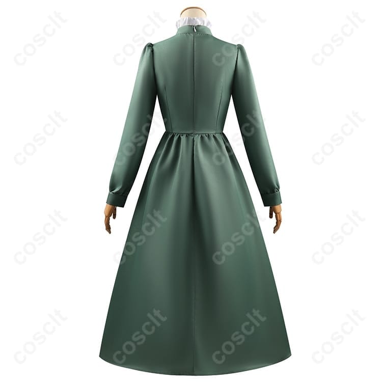 ソフィー・ハッター 緑ワンピース 高再現で軽やか、上品に映える撮影・イベント用コスプレ衣装 - 3枚目の画像