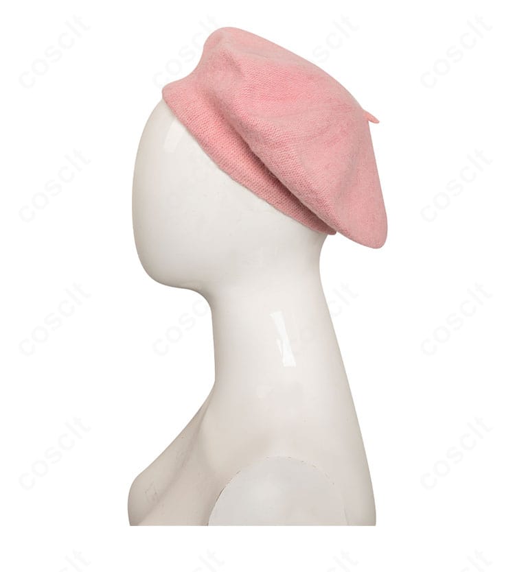 バービー コスプレ衣装の帽子側面ディテール。側面から見たラインと装飾パーツの配置が確認できる画像。