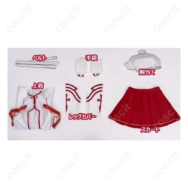 SAO 結城明日奈 血盟騎士団制服 コスプレ 高再現で動きやすい、イベント・撮影に最適 - 5枚目の画像