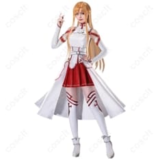SAO 結城明日奈 血盟騎士団制服 コスプレ 高再現で動きやすい、イベント・撮影に最適 - 1枚目の画像（サムネイル）