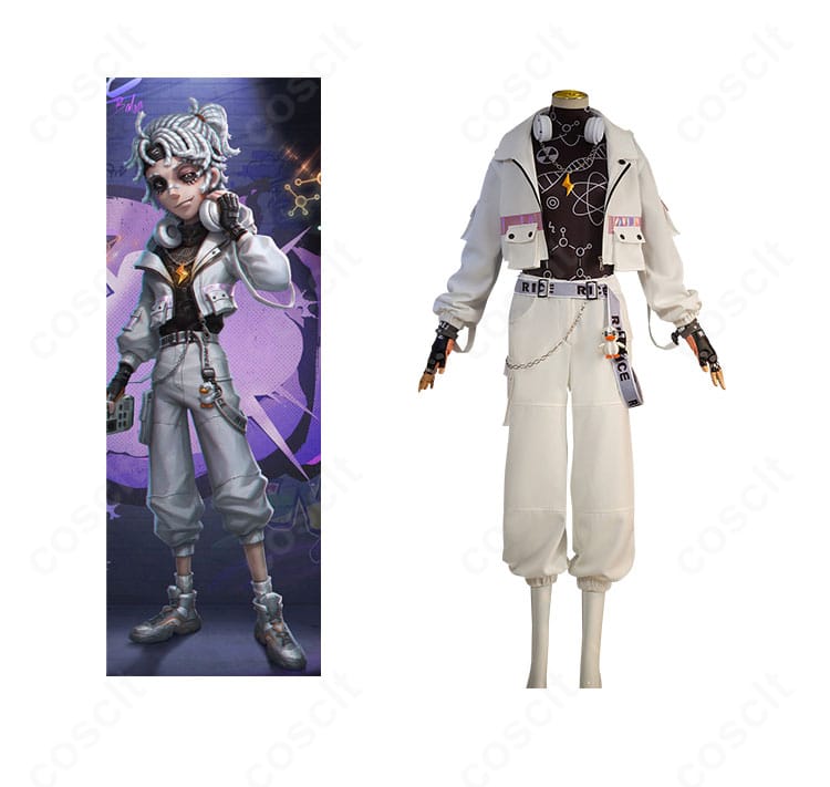 第五人格 囚人(ルカ・バルサー)Riceバージョンのフルコーデ正面。コートと小物まで高再現のデザイン。