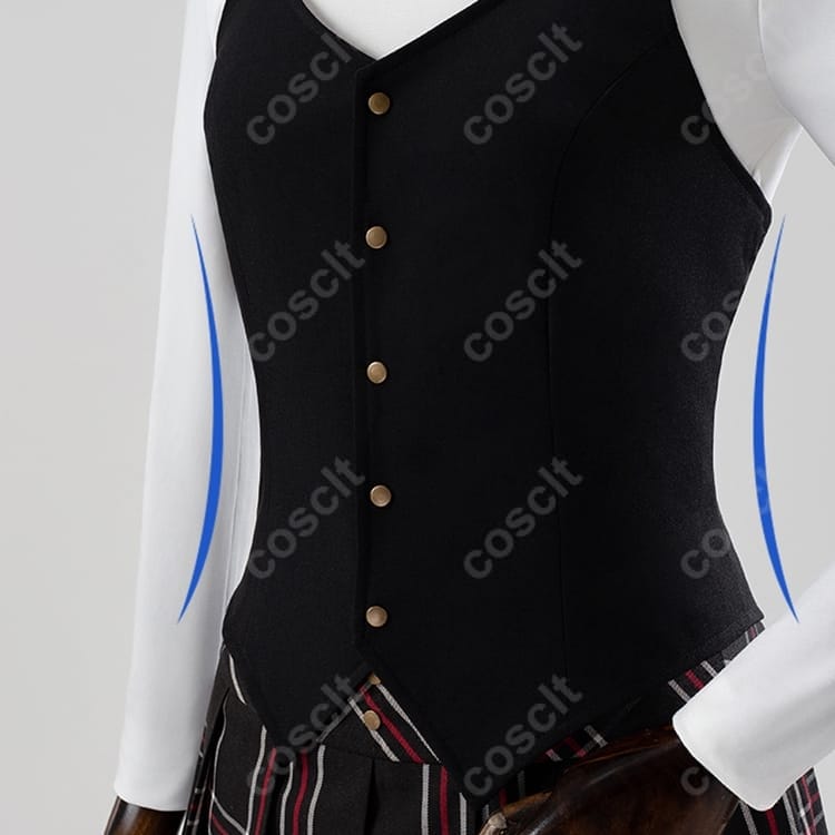 ペルソナ5 新島真 学生Ver.制服コスプレ 高再現で知的に映える上品シルエット - 3枚目の画像